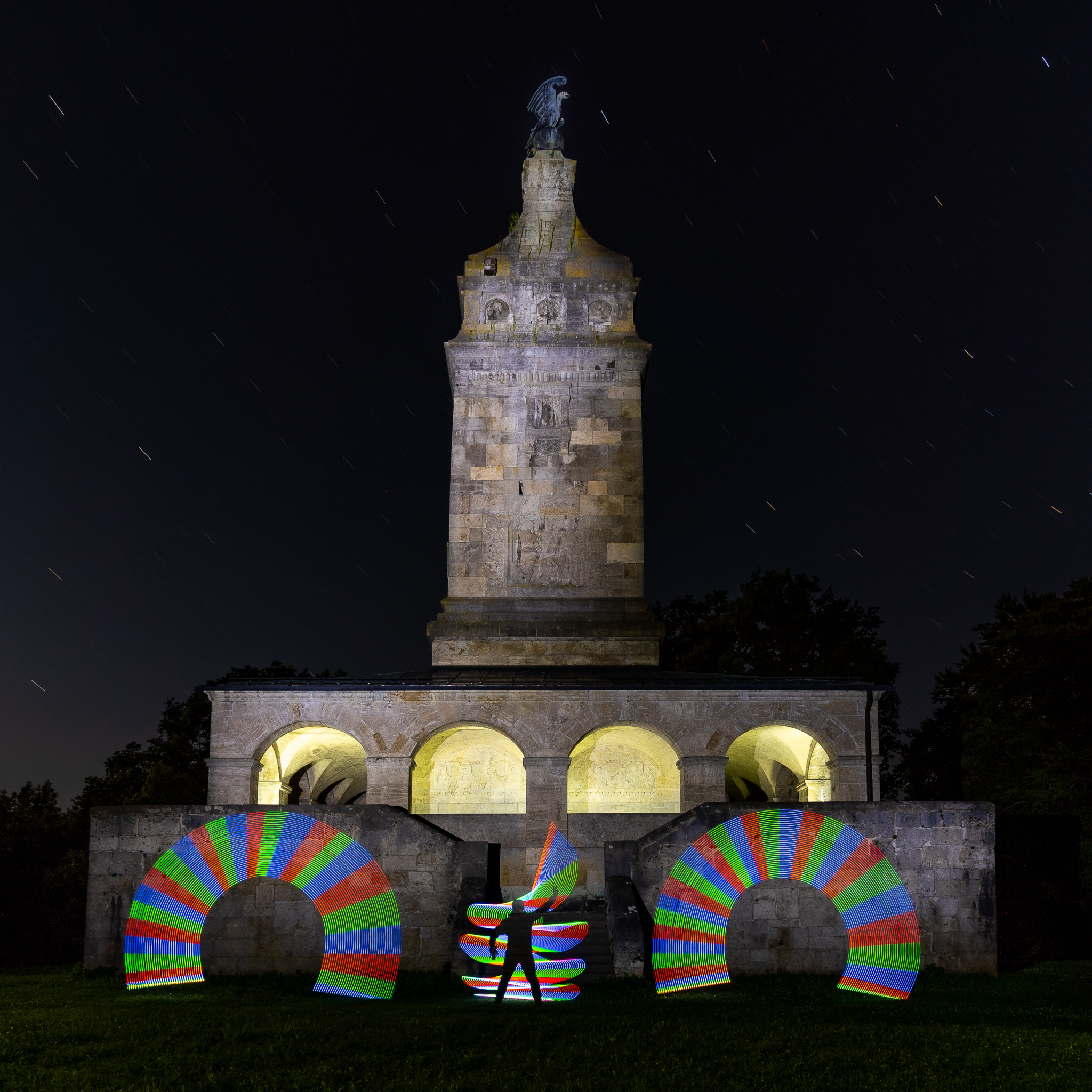 Lightpainting_Bismarckturm - Andy Ilmberger