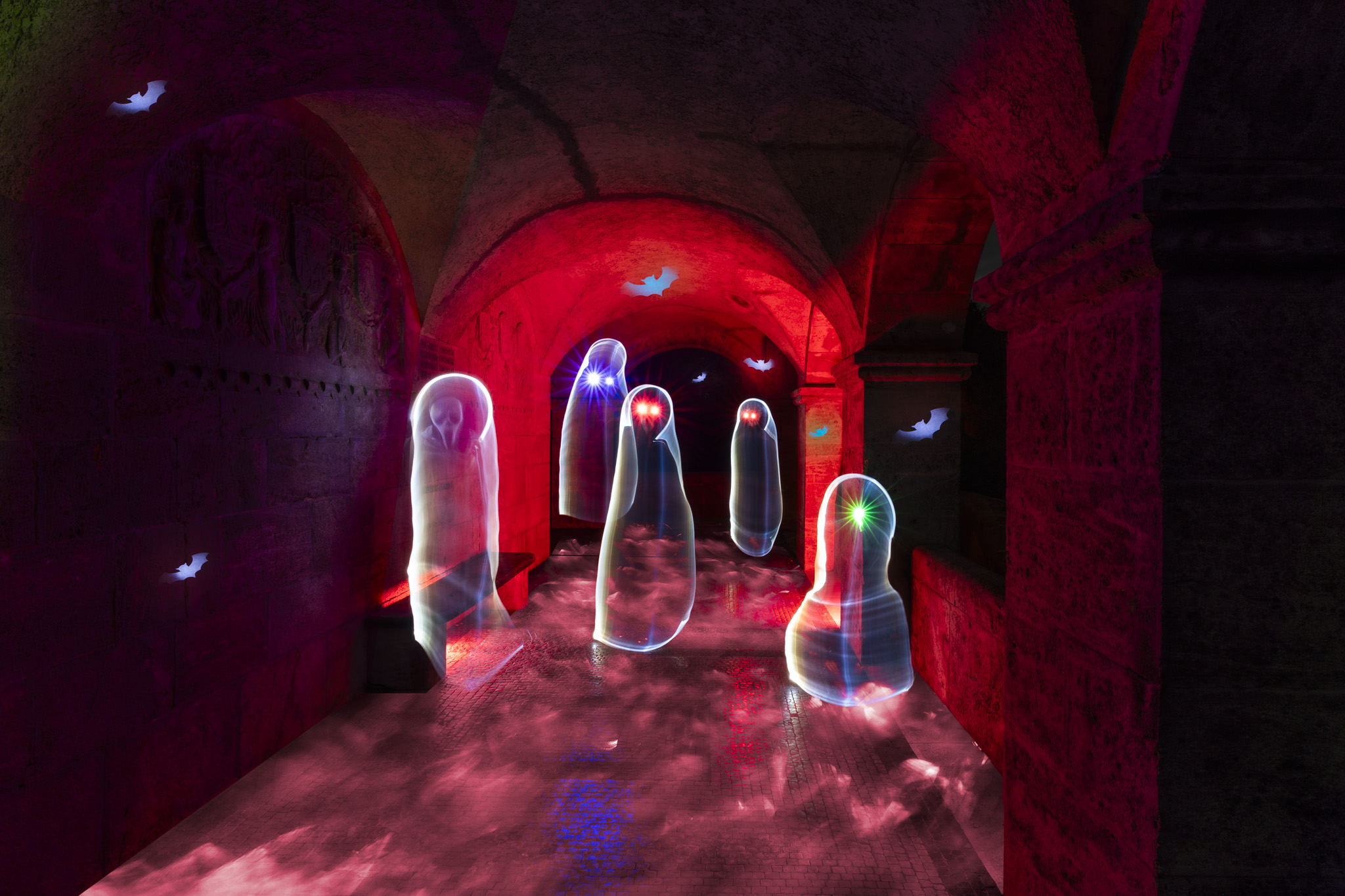 Lightpainting - Ghosts of Halloween - Andy Ilmberger