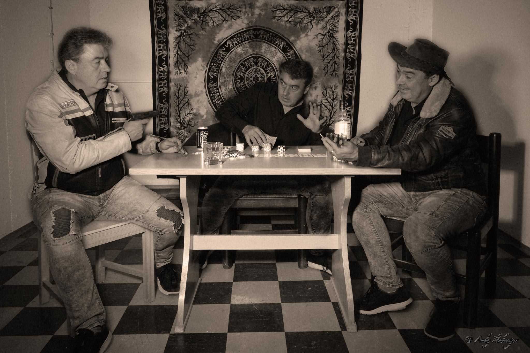 Pokerrunde Selfie - Andy Ilmberger