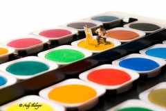 H0 Kleine Helden Maler Malkasten Alle Farben - Andy Ilmberger