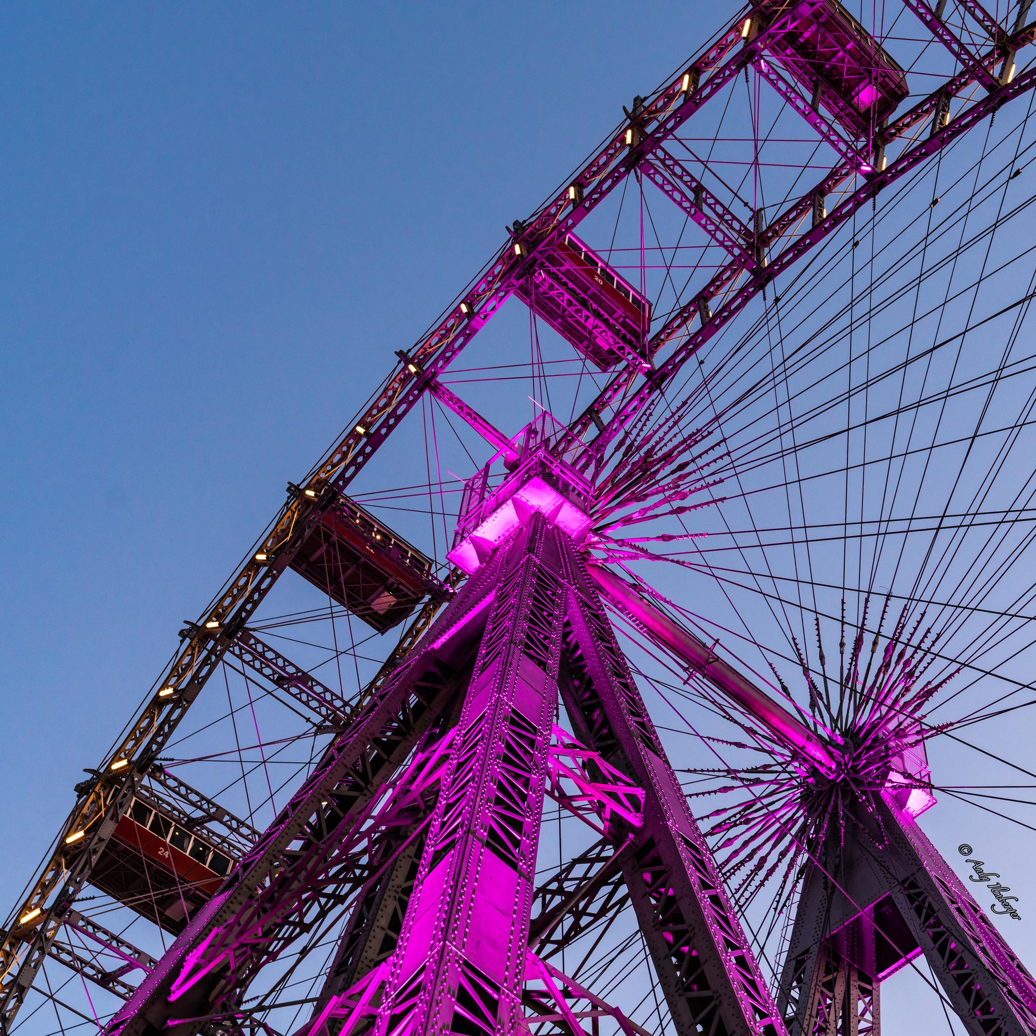 Riesenrad am Wiener Prater bei Nacht - Andy Ilmberger