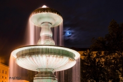 München Uni-Brunnen bei Nacht - Andy Ilmberger