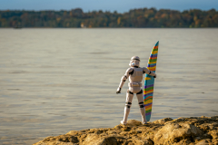 Stormtrooper wartet auf die perfekte Welle von Andy Ilmberger
