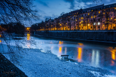 München Isar bei Nacht - Andy Ilmberger